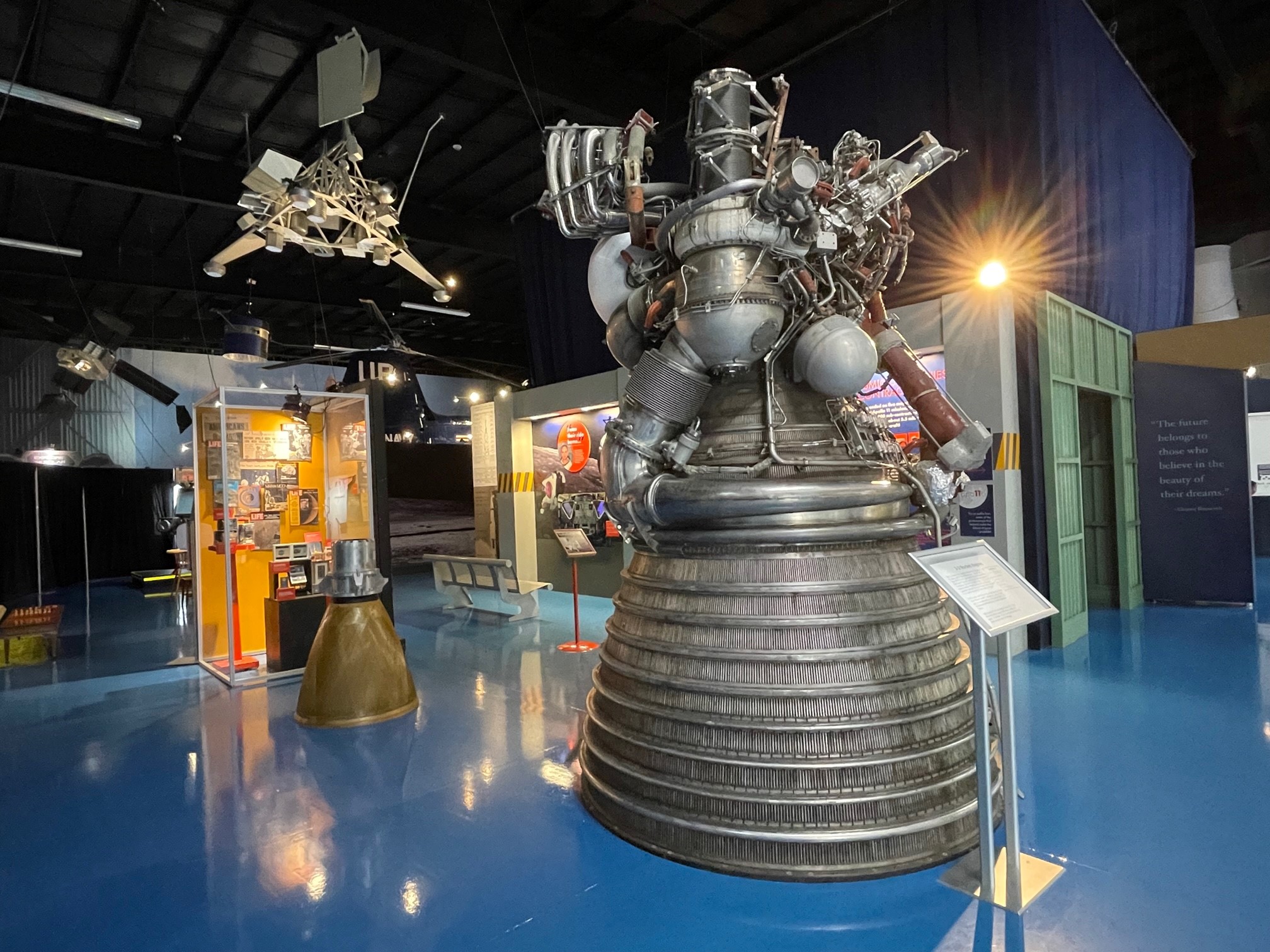 The space exhibit at the Air Zoo Aerospace and Science Museum in Portage. (Sept. 2, 2022)