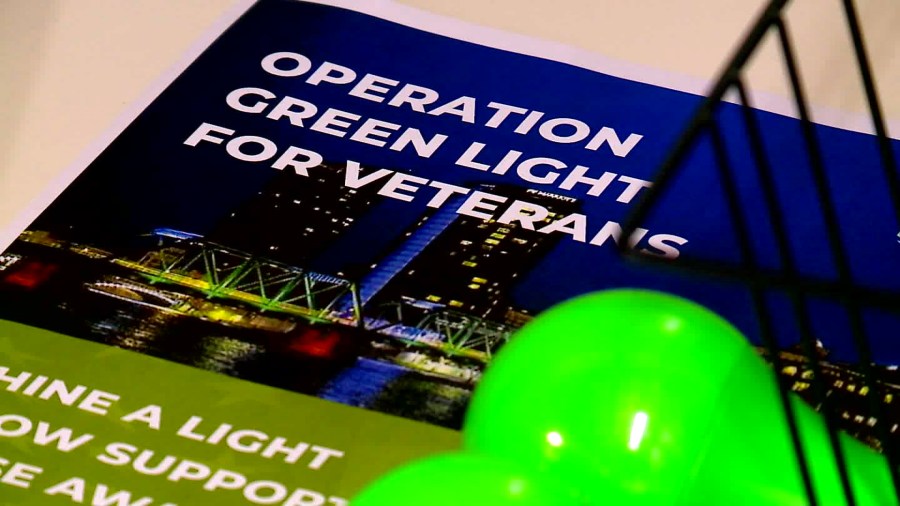 A flyer promotes Operation Green Light, organized by Kent County Veterans Services. (Oct. 25, 2023)