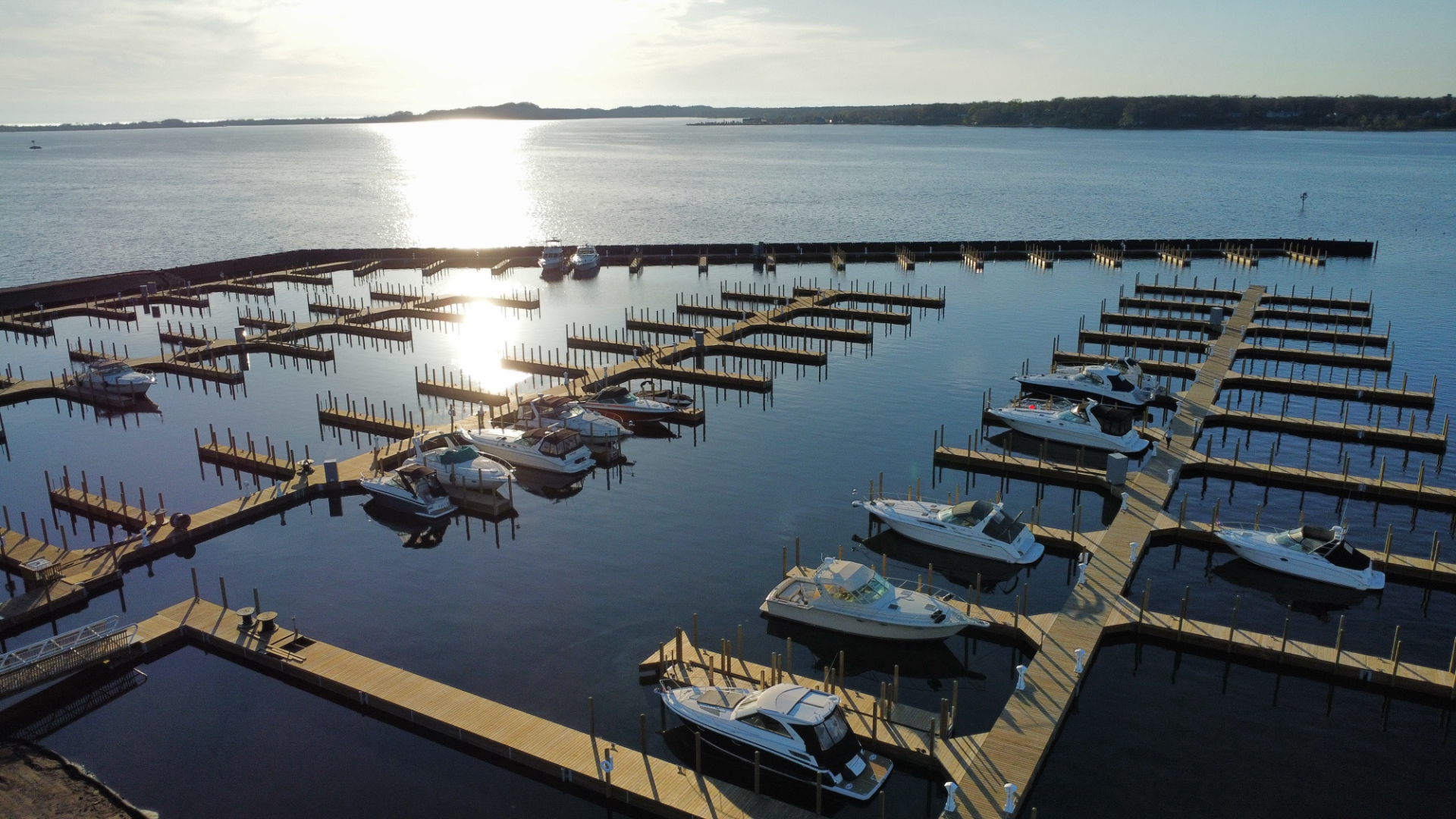 Adelaide Pointe marina in Muskegon. (Courtesy Adelaide Pointe)
