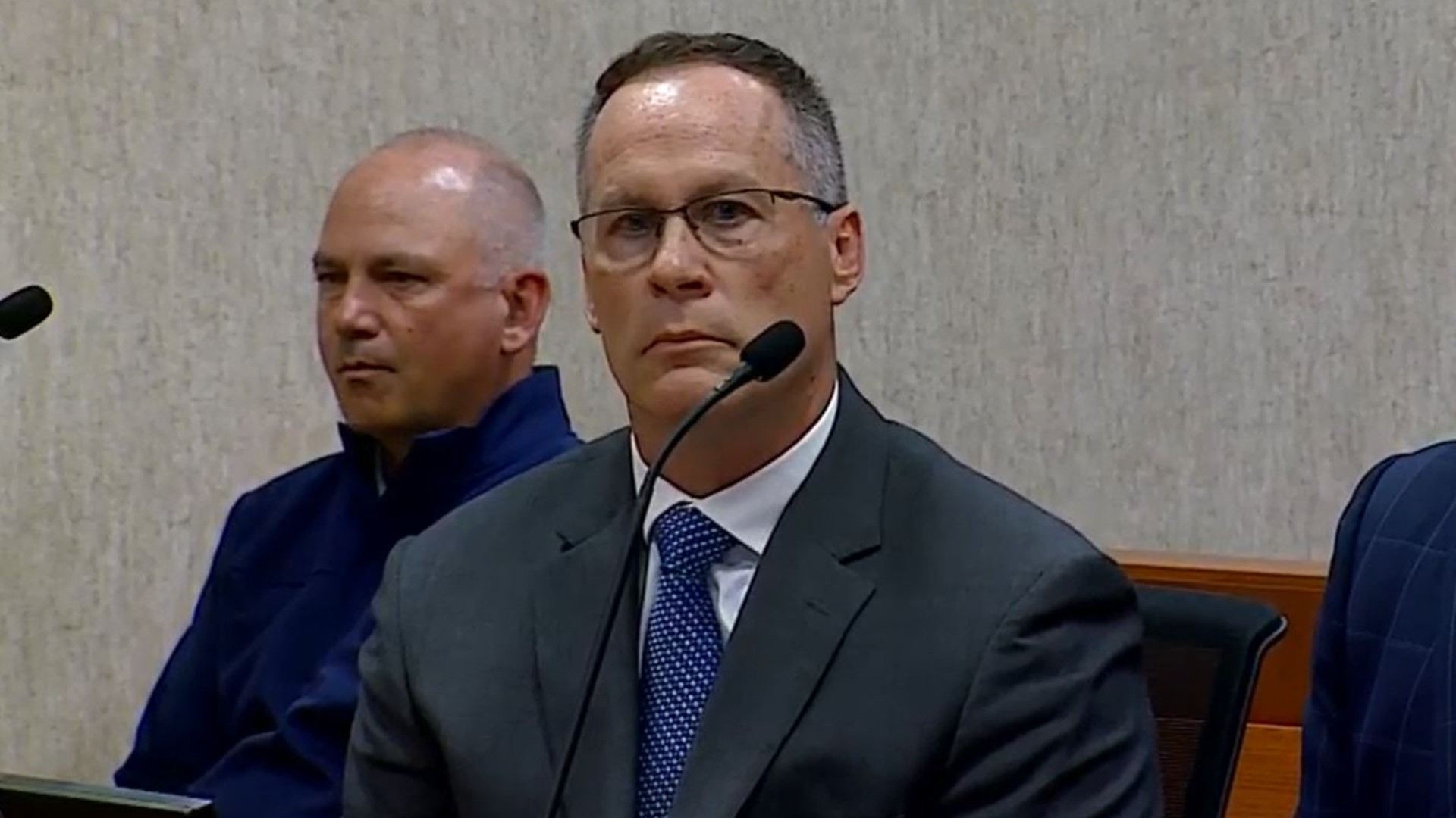 Former Michigan State Police Detective Sgt. Brian Keely appears in a Kentwood courtroom on Wednesday, June 5, 2024.