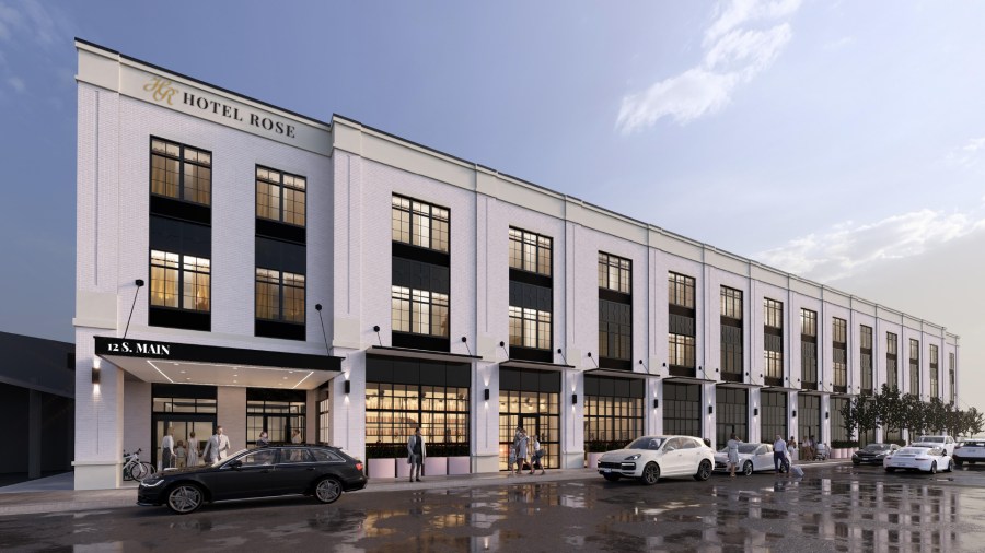 A rendering of Hotel Rose. (Courtesy Wheeler Development Group)