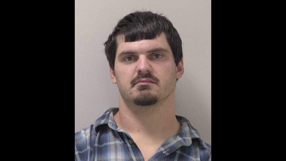 A file booking photo of Daniel Loew from the Allegan County Jail.