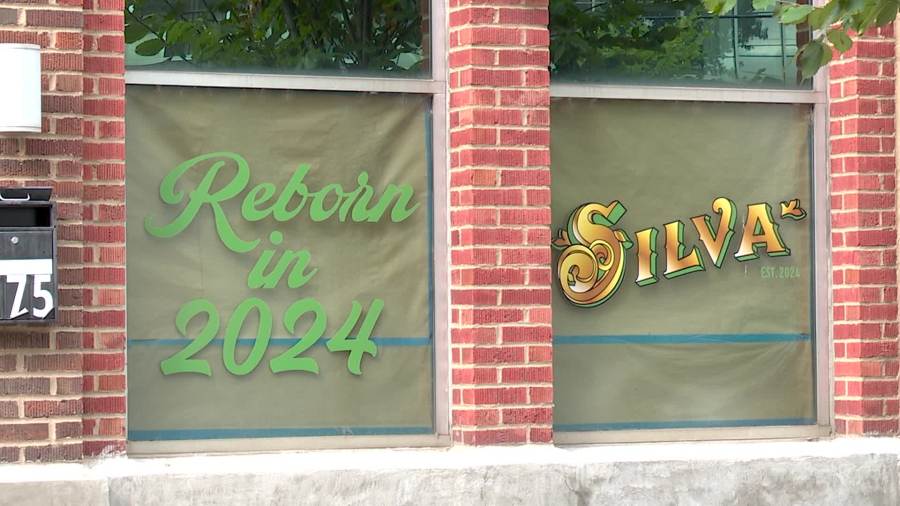 Construction on Silva, a bocce-themed venue on Ottawa Avenue NW south of Leonard Street, on Wednesday, Sept. 25, 2024.