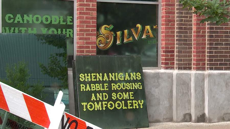 Construction on Silva, a bocce-themed venue on Ottawa Avenue NW south of Leonard Street, on Wednesday, Sept. 25, 2024.