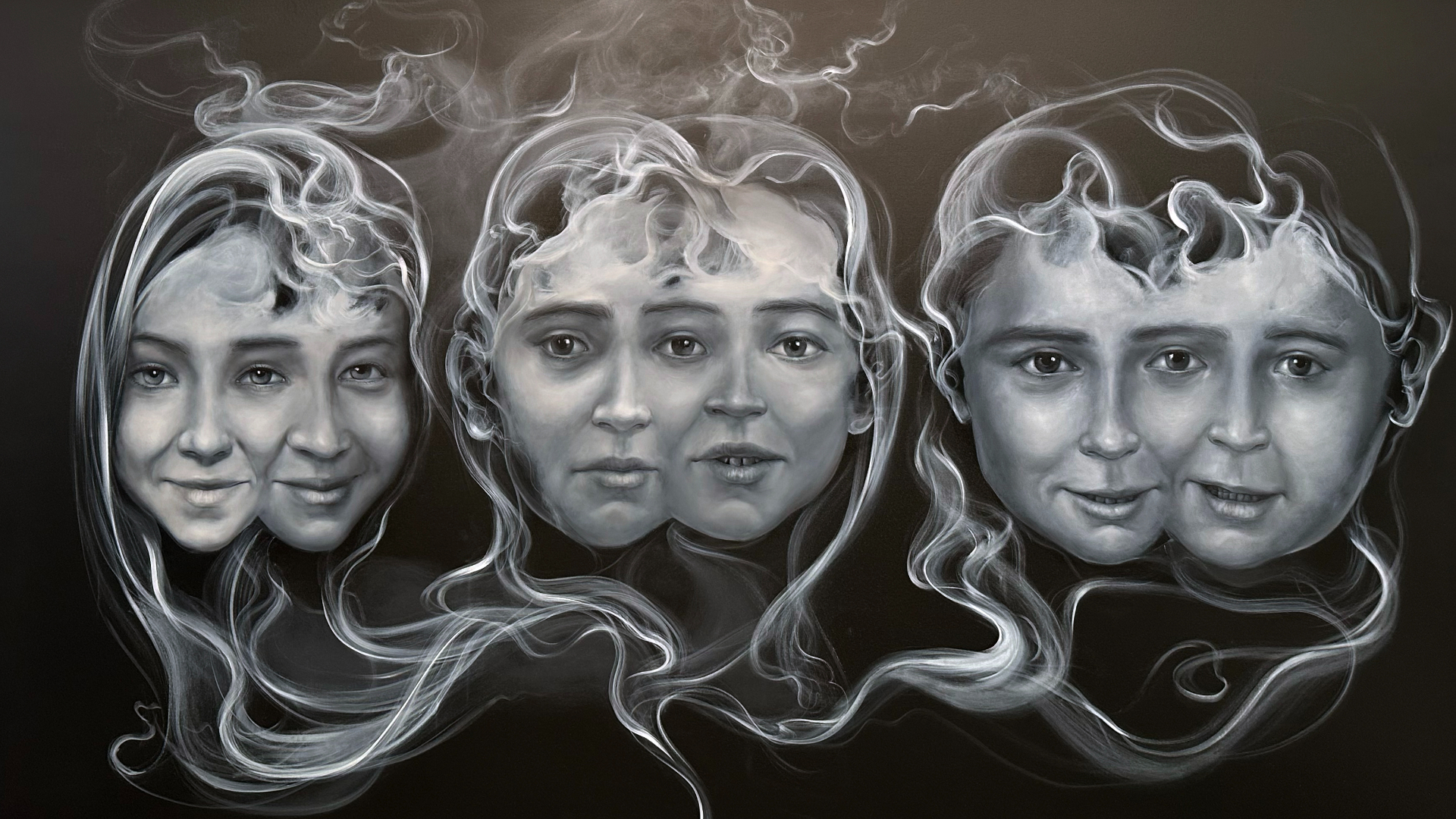 "I Was Your Child" by Mher Khachatryan, known as The Smoke Artist. (Courtesy The Smoke Artist)