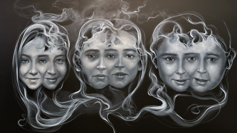 "I Was Your Child" by Mher Khachatryan, known as The Smoke Artist. (Courtesy The Smoke Artist)
