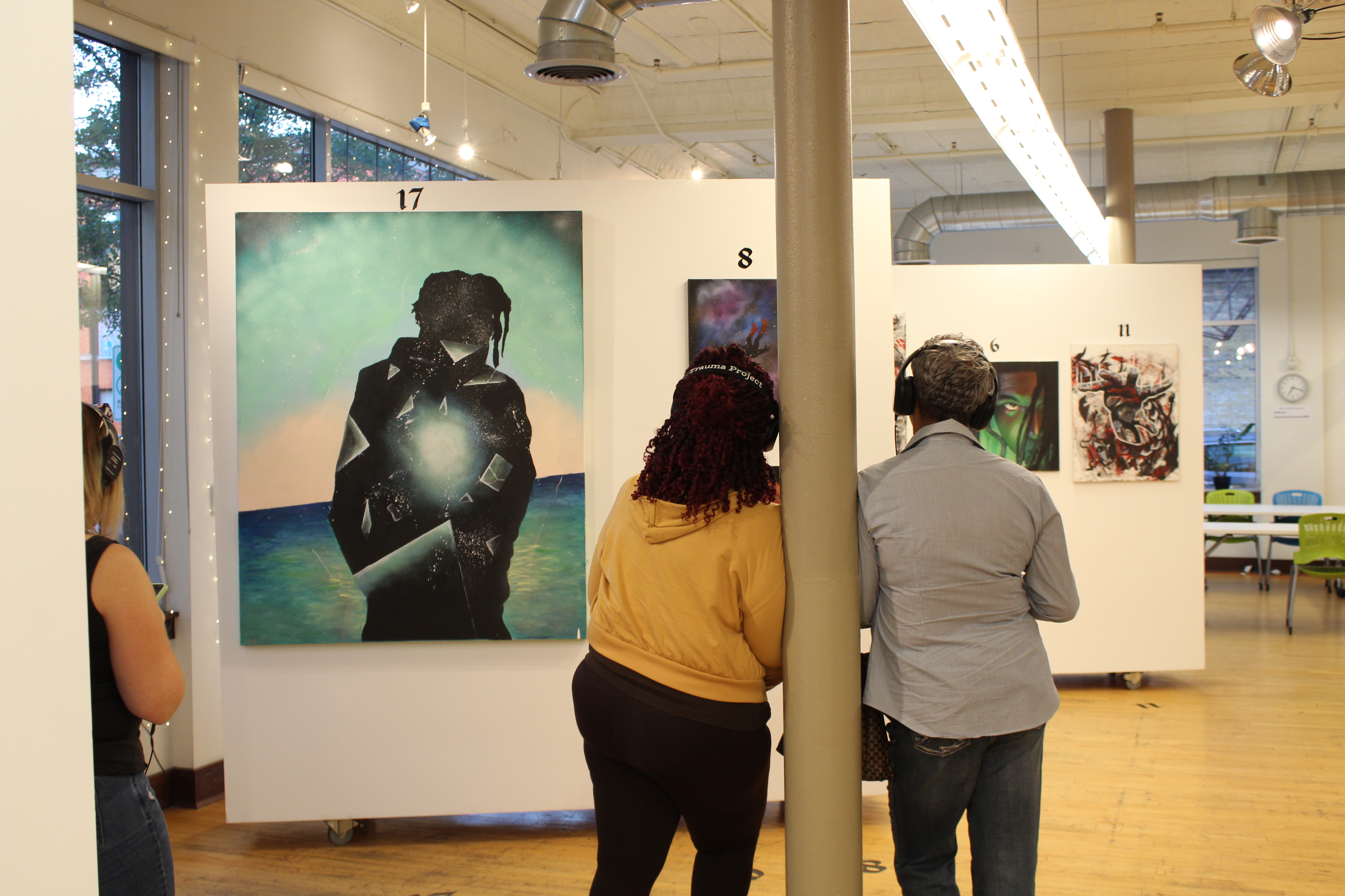The Trauma Project at 106 Gallery during ArtPrize 2024. (Courtesy ArtPrize)