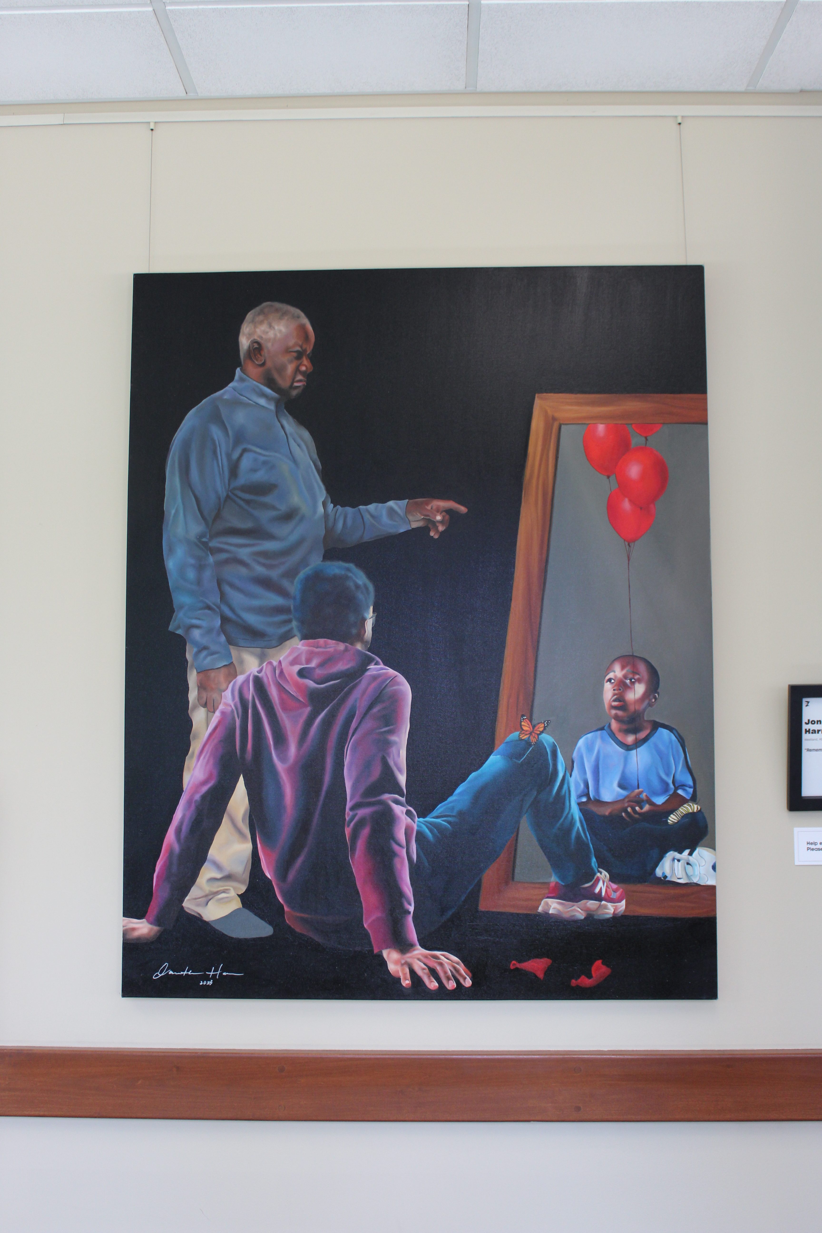 "Remember who are you are." by Jonathan Harris at ArtPrize 2024. (Courtesy ArtPrize)