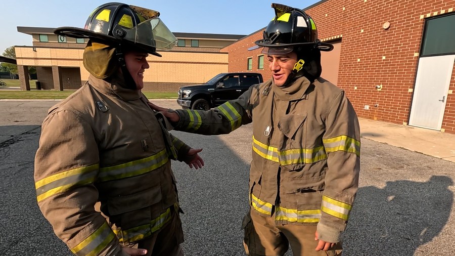 High school students in Zeeland's public safety course. (September 2024)
