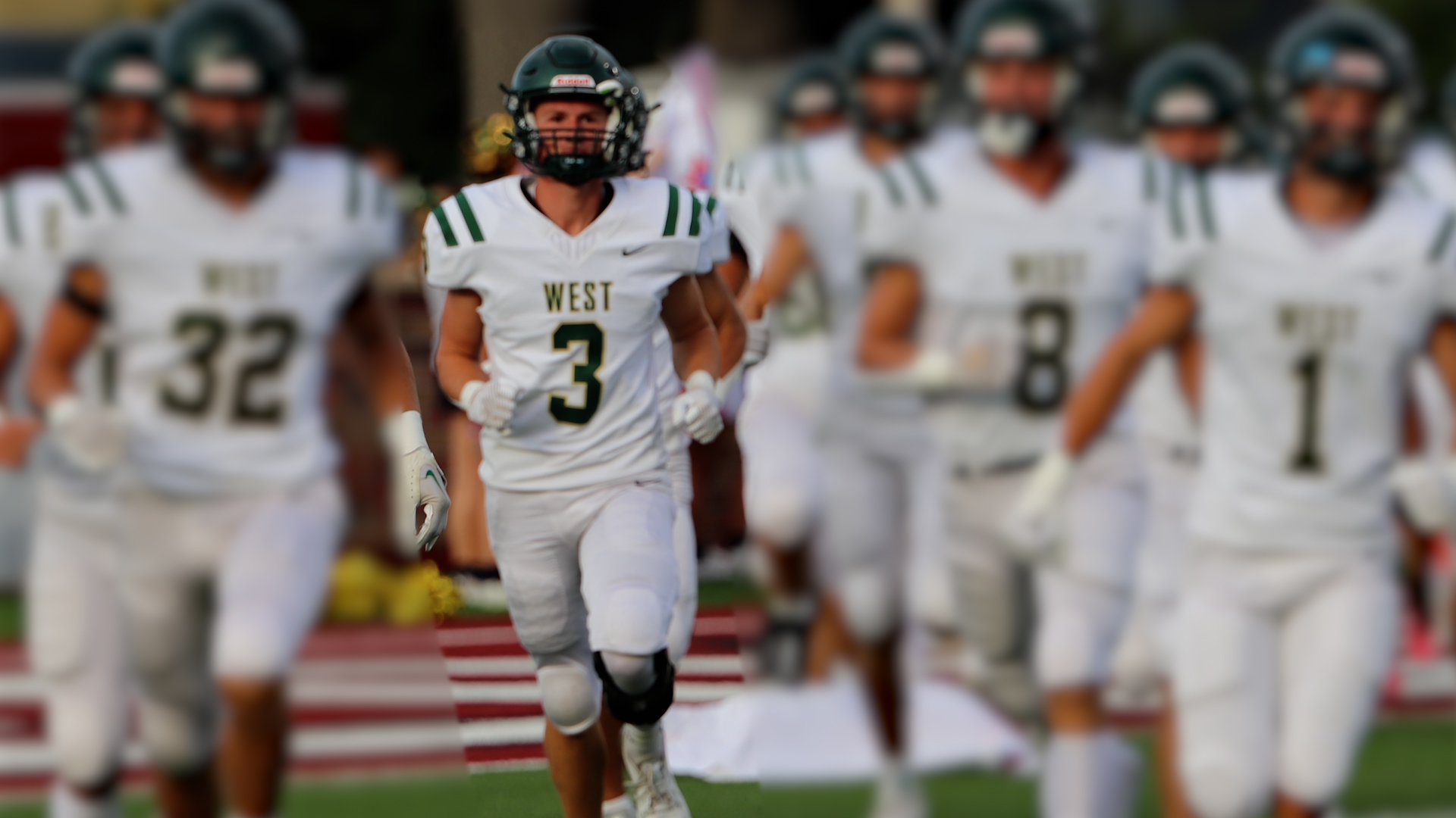 Zeeland West football player Will Skaggs.