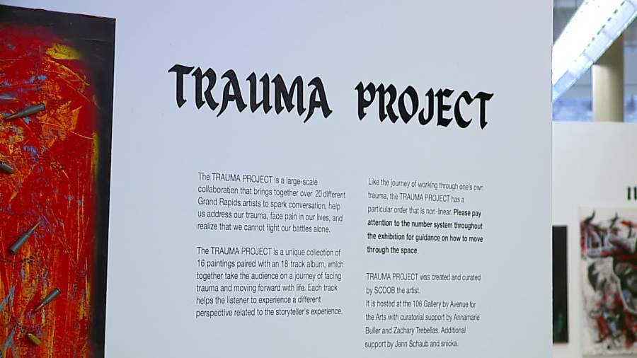 ArtPrize entry "Trauma Project" by Ray Foy. (Sept. 26, 2024)