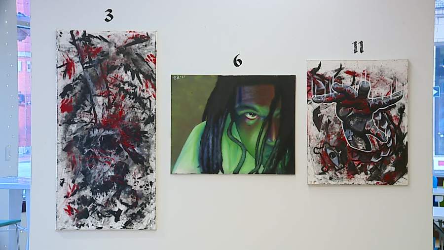 ArtPrize entry "Trauma Project" by Ray Foy. (Sept. 26, 2024)