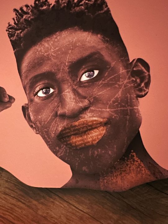 A closer look at one figure in "Deference is Vast." (Courtesy Dave McClinton)