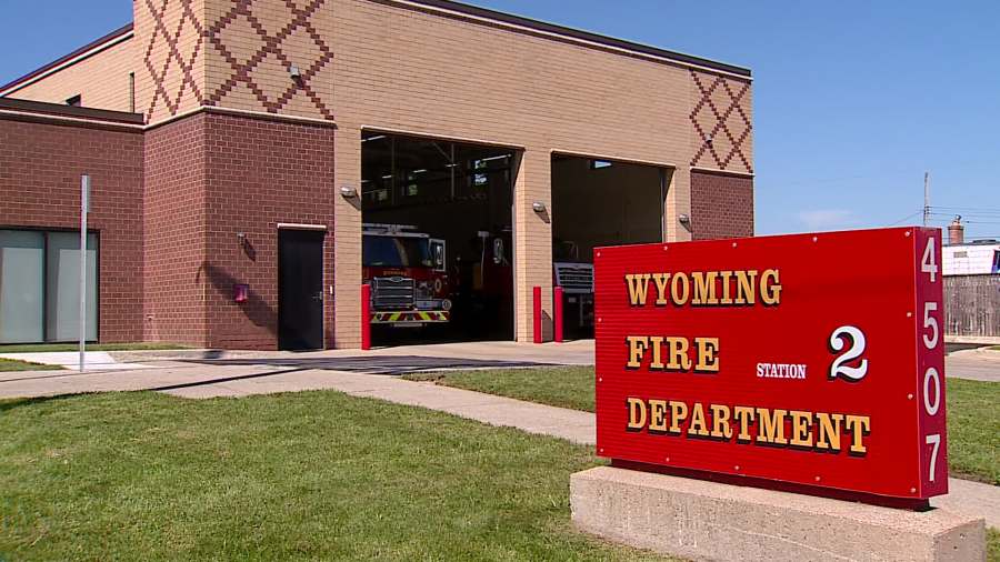 Wyoming Fire Station 2 on Division Avenue south of 44th Street. (Sept. 17, 2024)