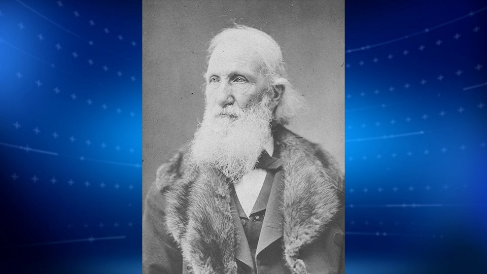 A portrait of John Ball circa 1875. (Courtesy Grand Rapids Public Library)