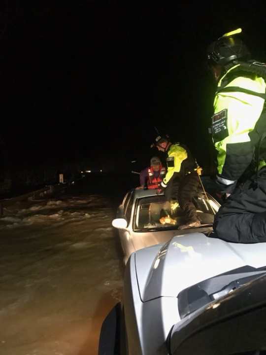 Michigan crews respond to North Carolina in the wake of Hurricane Helene. (Courtesy Michigan Task Force 1)