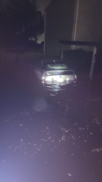 A photo shared by Chris Contreras shows Hurricane Helene's damage in Tampa, Florida.