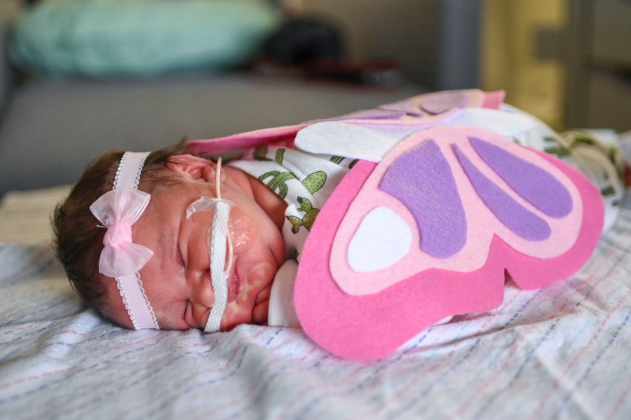 Lily is an angelic butterfly. (Courtesy Corewell Health)