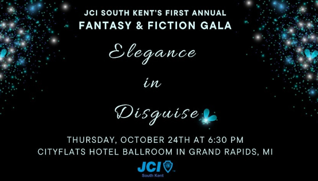 Invitation to Elegance in Disguise: Fantasy & Fiction Gala by JCI South Kent.