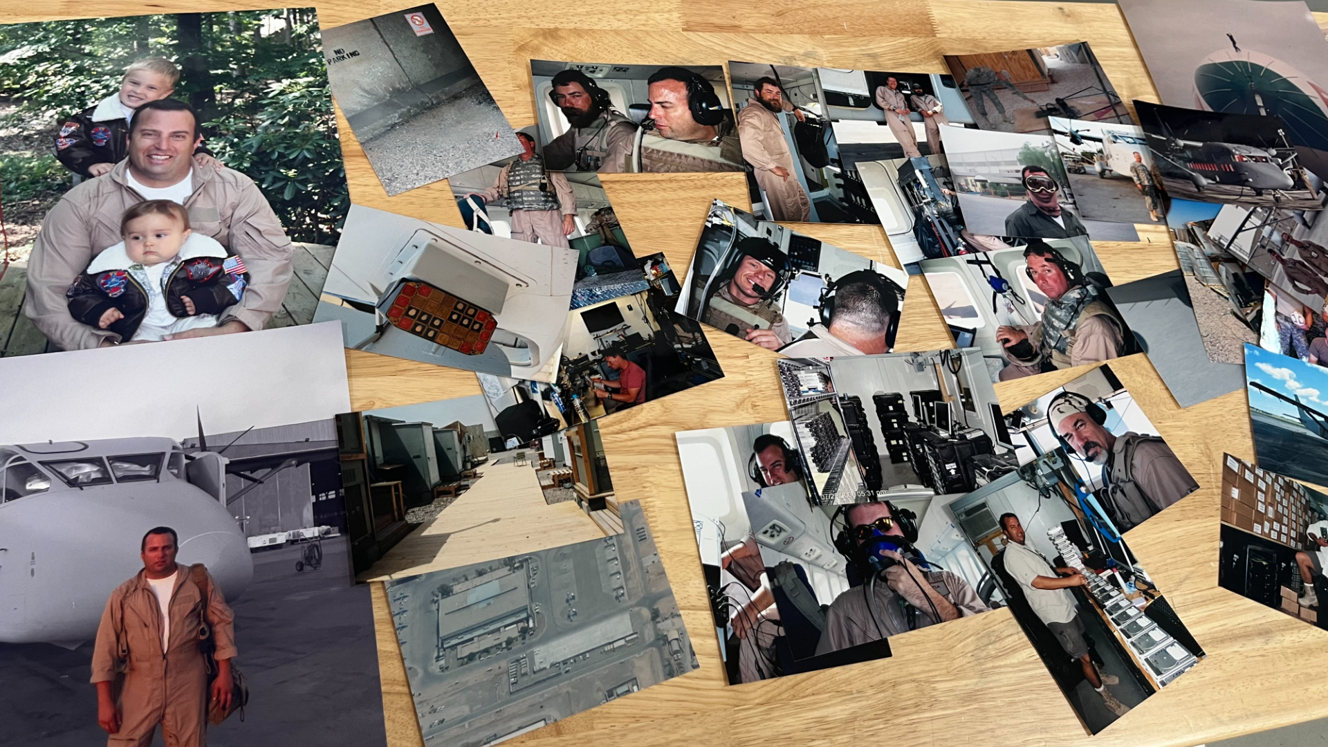 Undated photos of Consolidated Resource Imaging's work with the Constant Hawk program.