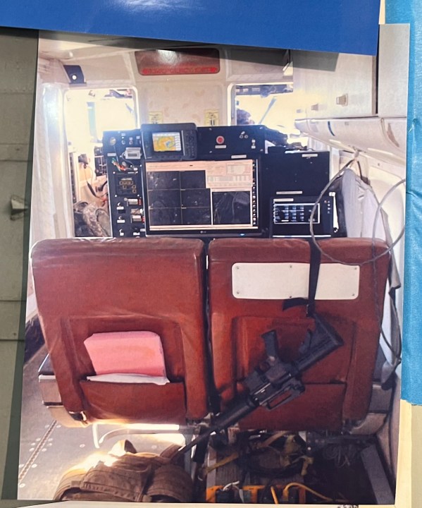 An undated photo of Consolidated Resource Imaging's work with the Constant Hawk program.