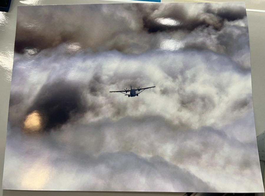An undated photo of Consolidated Resource Imaging's work with the Constant Hawk program.