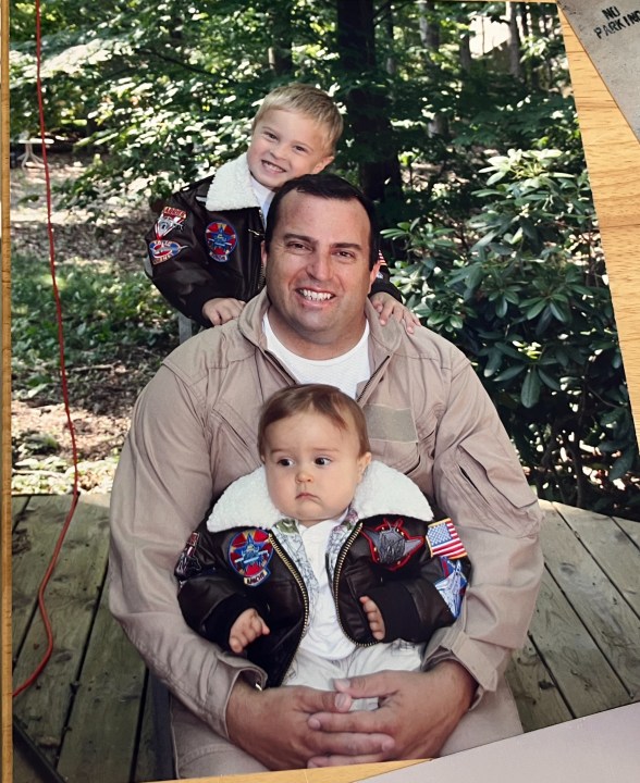 An undated photo of Consolidated Resource Imaging CEO and founder Nathan Crawford with his two sons.