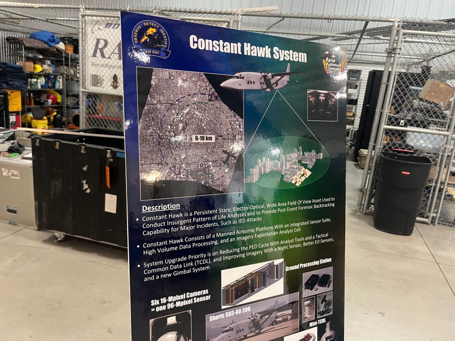 Consolidated Resource Imaging is sending equipment from the Constant Hawk program to the Smithsonian.