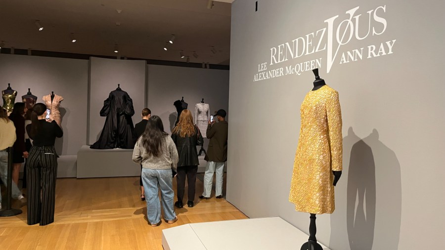 The 'Lee Alexander McQueen & Ann Ray: Rendez-Vous' exhibition from Barrett Barrera Projects will be on display at the Grand Rapids Art Museum from Oct. 5 through Jan. 12. (Oct. 3, 2024)
