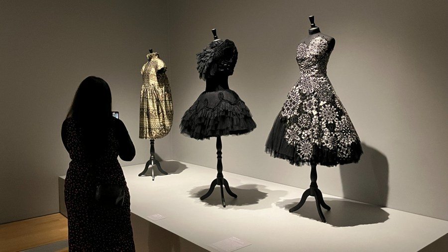 The 'Lee Alexander McQueen & Ann Ray: Rendez-Vous' exhibition from Barrett Barrera Projects will be on display at the Grand Rapids Art Museum from Oct. 5 through Jan. 12. (Oct. 3, 2024)
