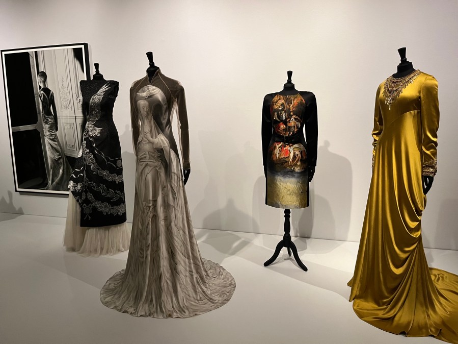 The 'Lee Alexander McQueen & Ann Ray: Rendez-Vous' exhibition from Barrett Barrera Projects will be on display at the Grand Rapids Art Museum from Oct. 5 through Jan. 12. (Oct. 3, 2024)