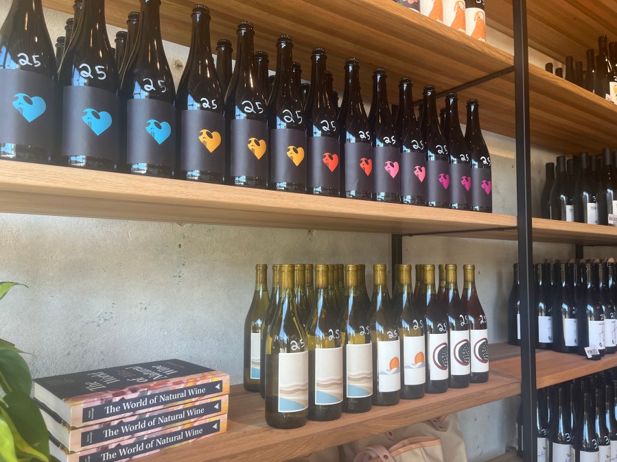 Good Good Good, a wine bar and flower shop in the Grand Rapids Creston Neighborhood. (Oct. 9, 2024)
