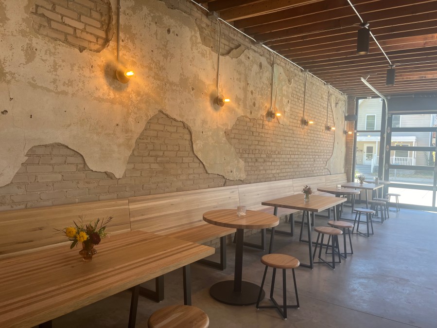 Good Good Good, a wine bar and flower shop in the Grand Rapids Creston Neighborhood. (Oct. 9, 2024)