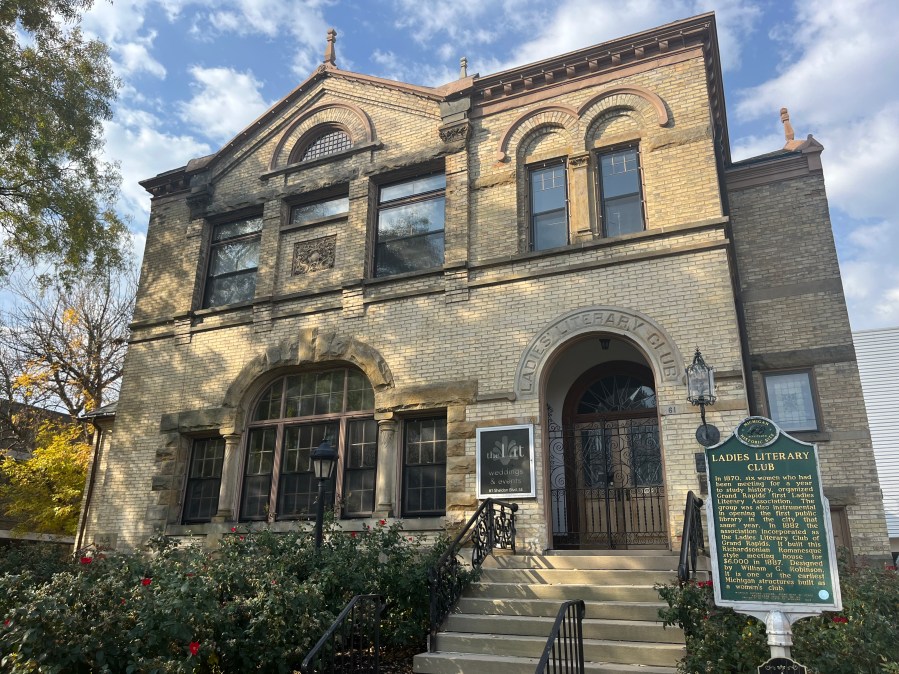 The Lit GR, the former home of the Ladies Literary Club leaders, in Grand Rapids. (Oct. 29, 2024)