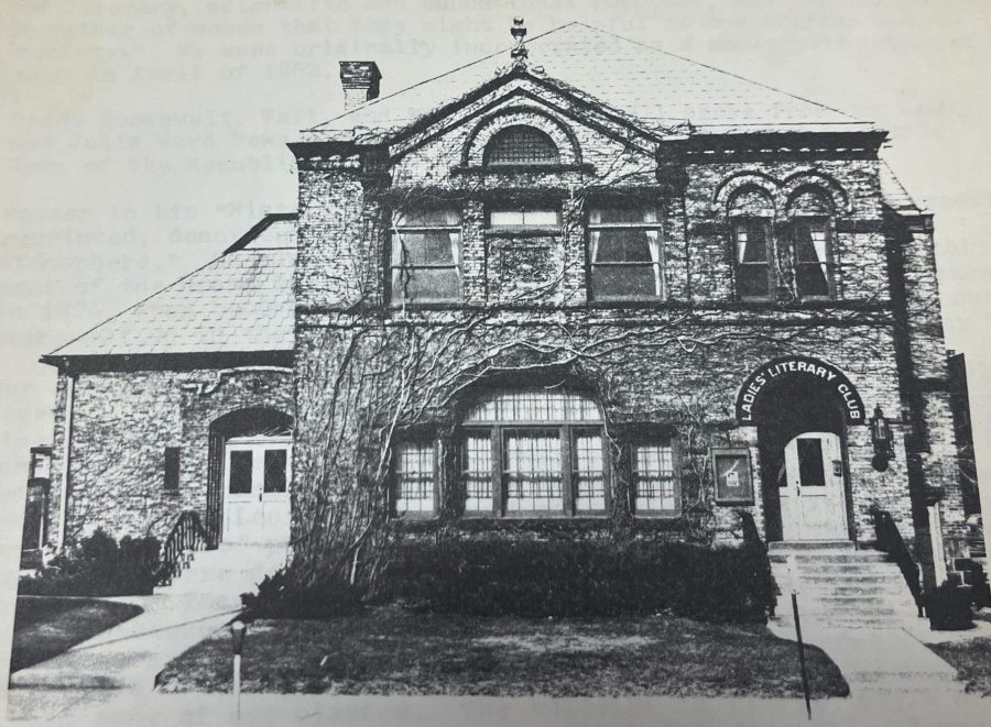 An undated historical photo from the Grand Rapids History Center of the Ladies Literary Club.