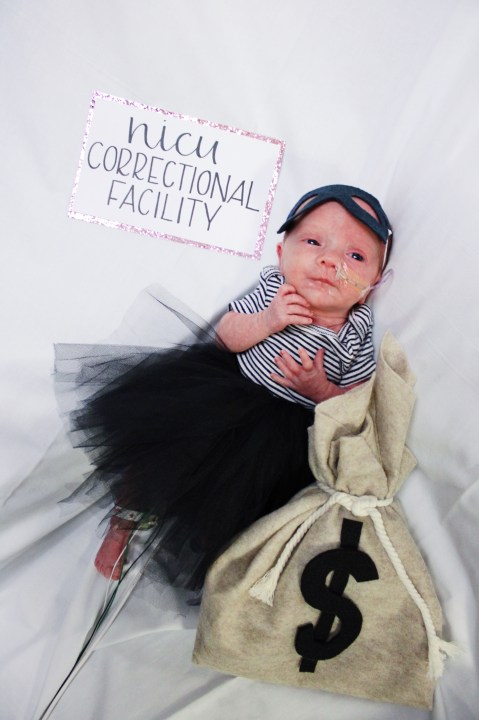 Nurses at Trinity Health Grand Rapids got their NICU patients ready for Halloween. (Courtesy Trinity Health)