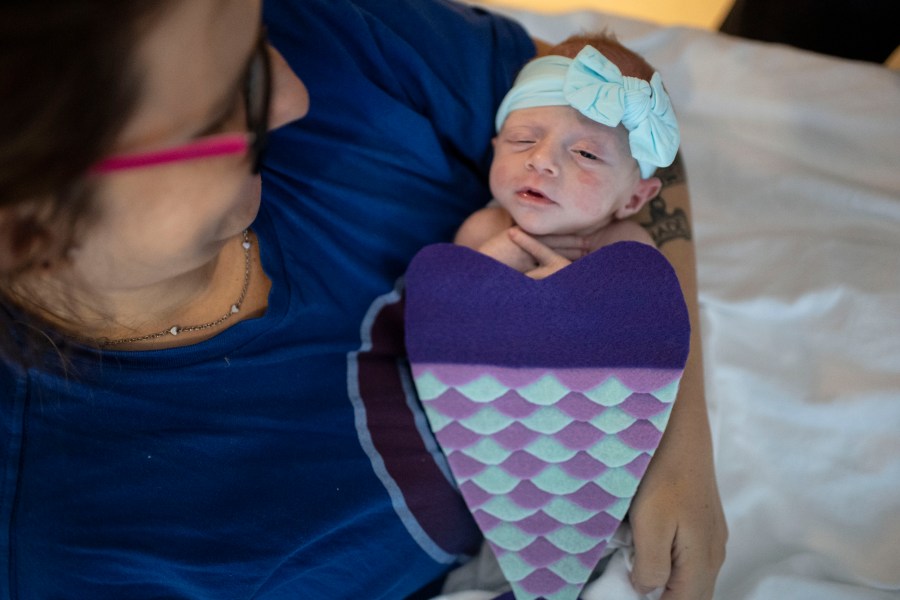 Isabelle is a little mermaid. (Courtesy Corewell Health)