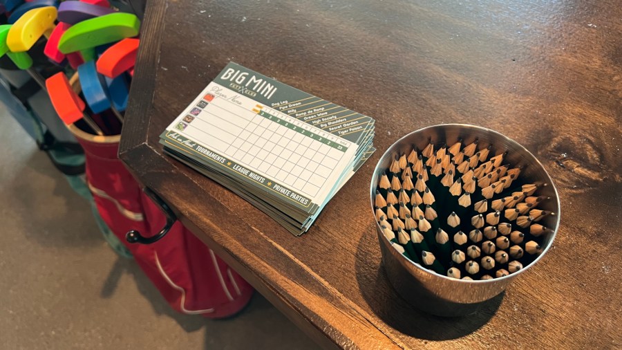 Inside Big Mini Putt Club in Grand Rapids. (Oct. 2, 2024)