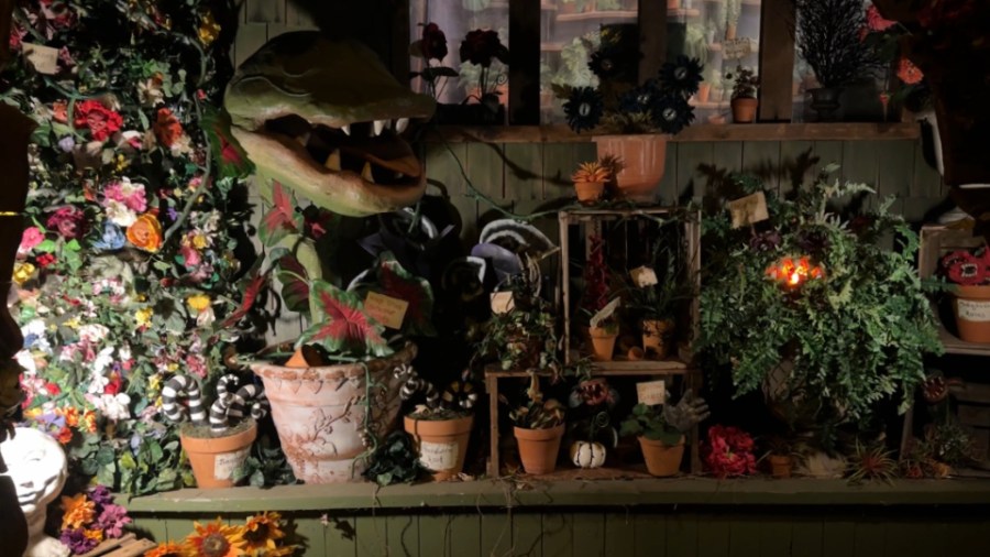 The Haunting of Storybook Hollow Halloween display at the Dunahee home in Alpine Township. (Oct. 24, 2024)