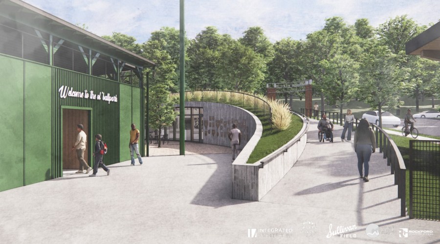 A rendering of the Sullivan Field restoration. (Integrated Architecture via Fans of Valley Field)