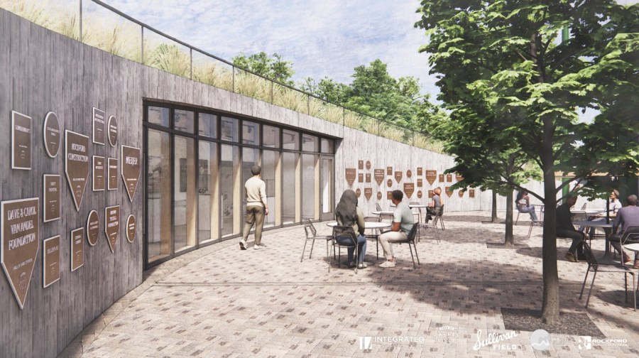A rendering of the Sullivan Field restoration. (Integrated Architecture via Fans of Valley Field)