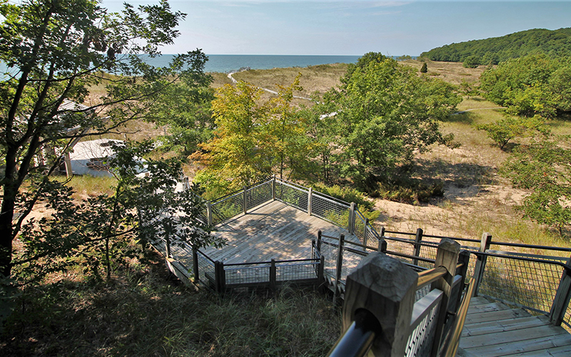 Rosy Mound Natural Area. (Courtesy Ottawa County)