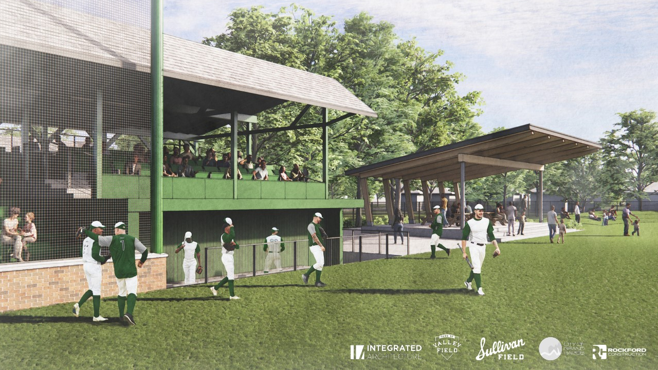 A rendering of the Sullivan Field restoration. (Integrated Architecture via Fans of Valley Field)