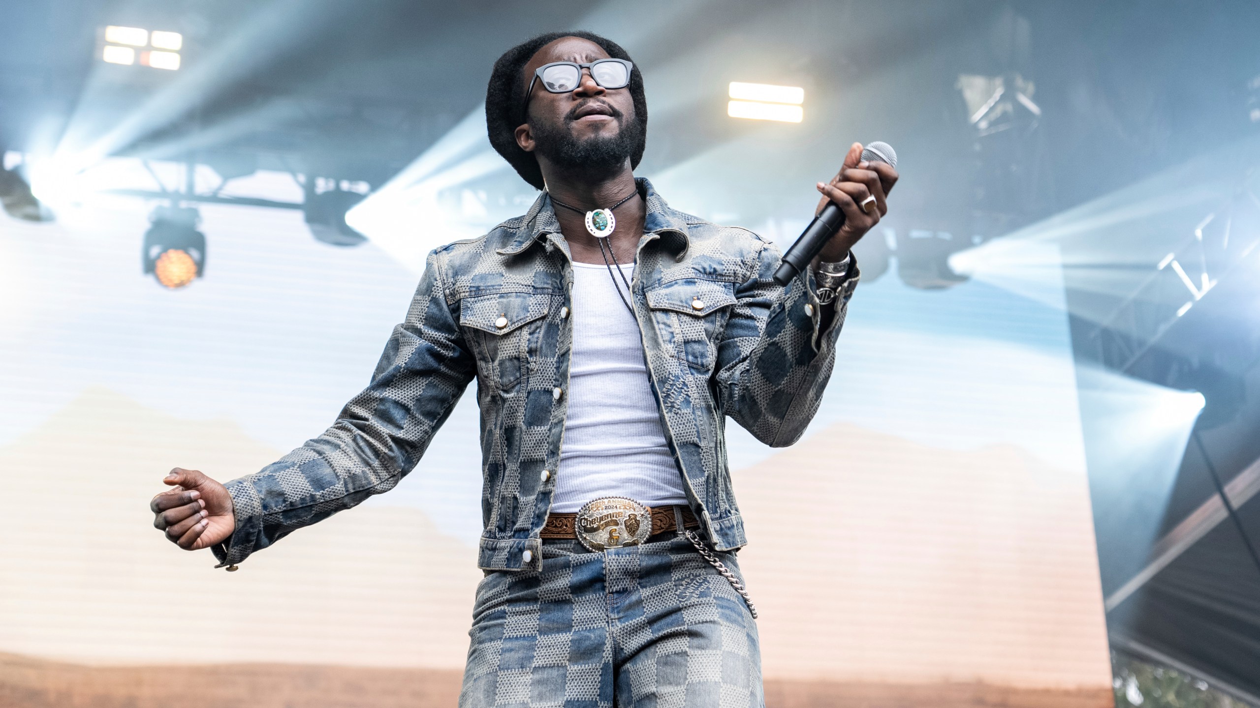 Shaboozey performs at Outside Lands Music Festival on Friday, Aug. 9, 2024, in San Francisco, Calif. (Photo by Amy Harris/Invision/AP)