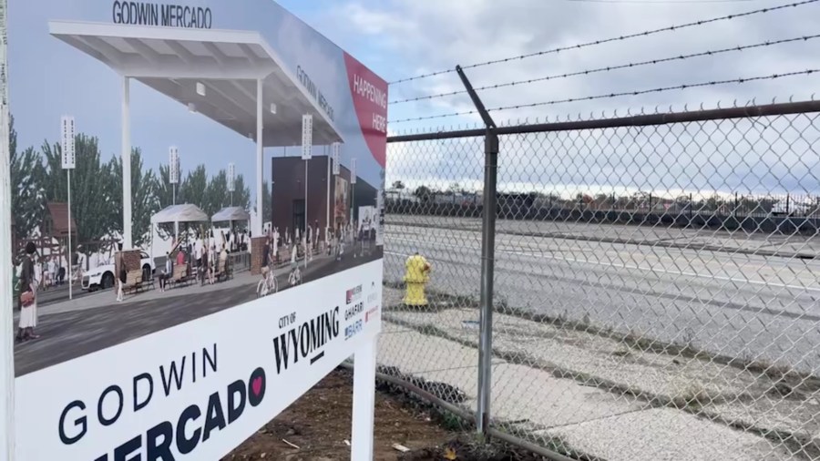 The site of the new 36th Street Marketplace in Wyoming. (Nov. 19, 2024)