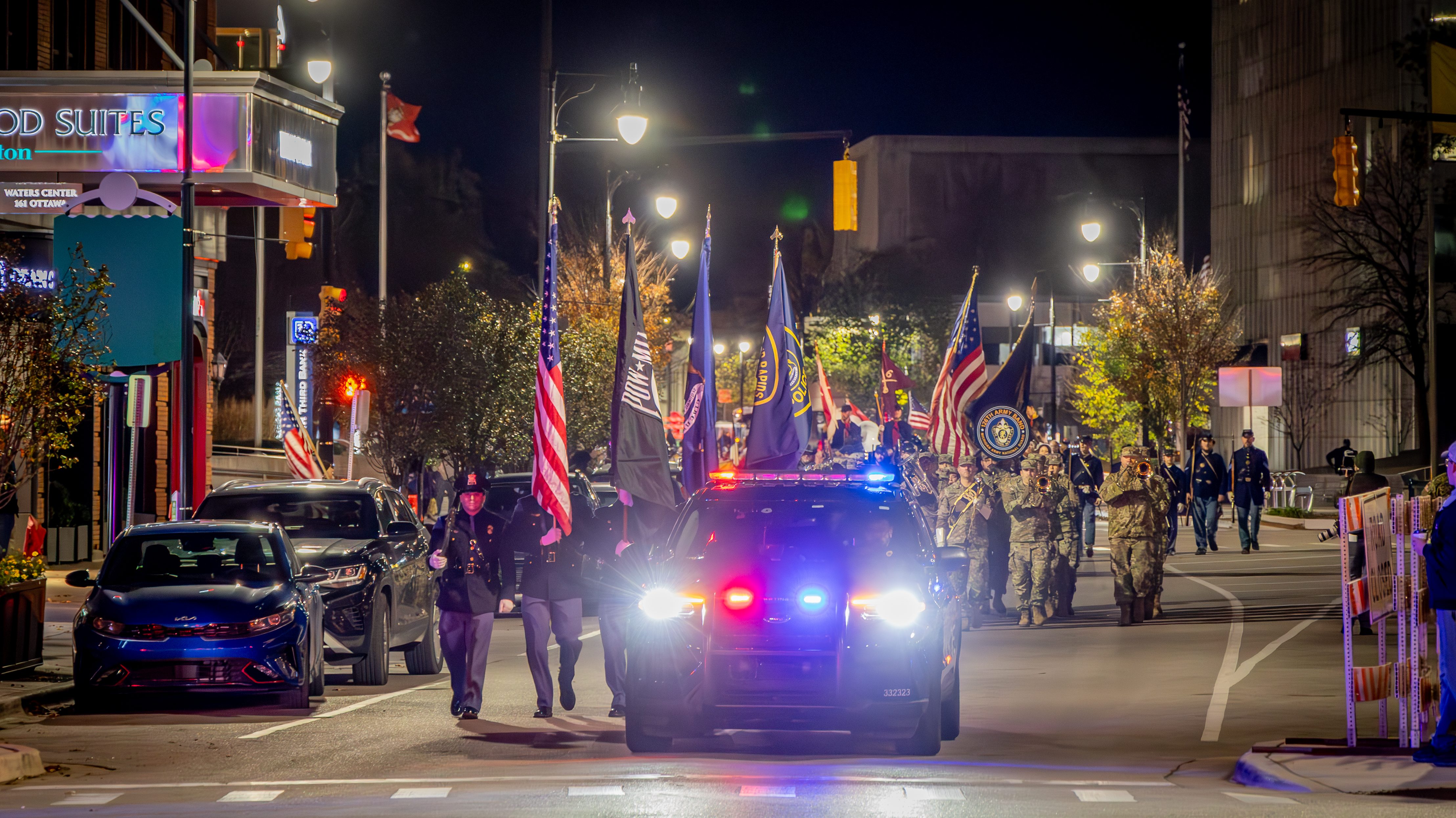 The Veterans Day Parade in downtown Grand Rapids on Nov. 11, 2024. (Michael Buck/WOOD TV8)