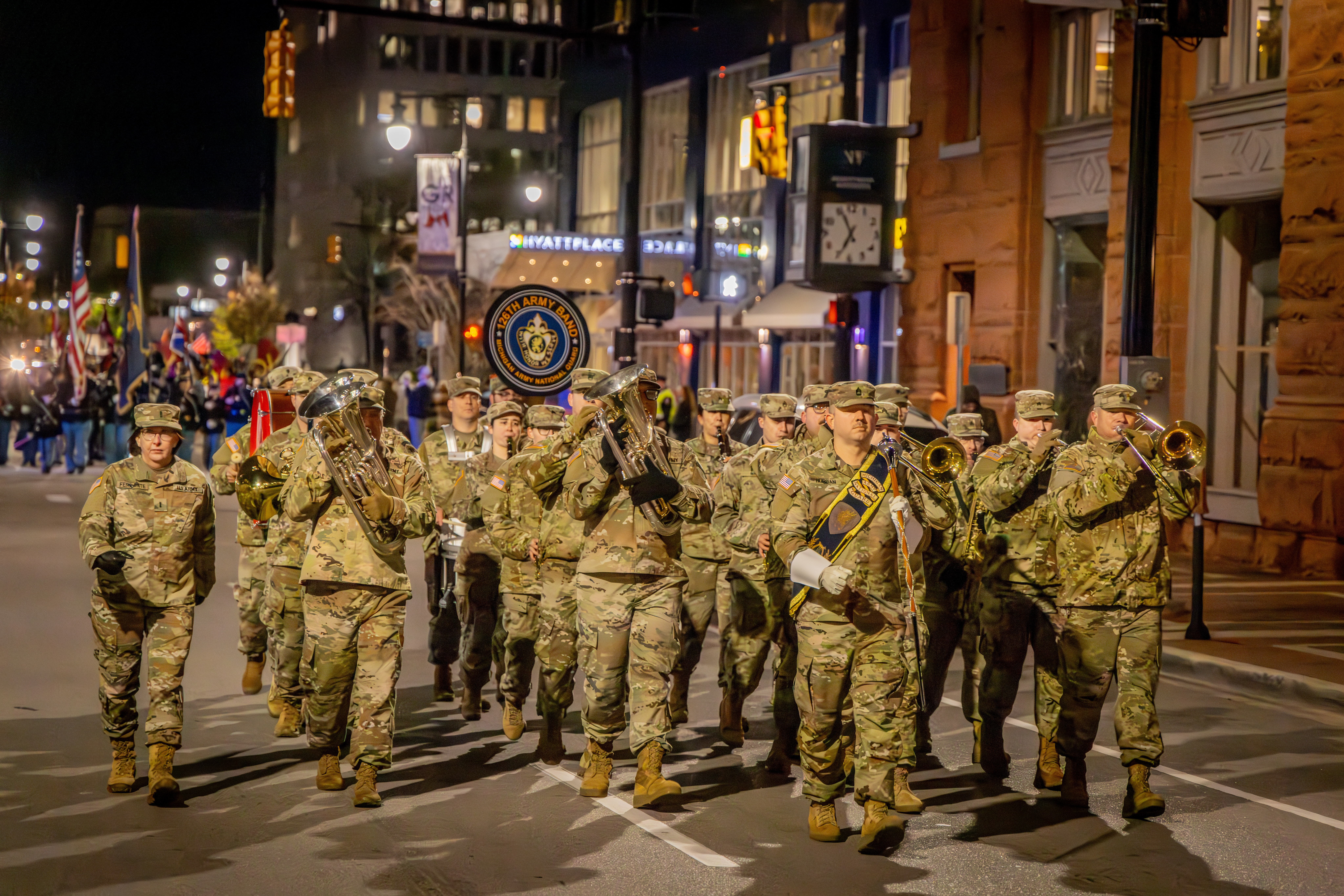 The Veterans Day Parade in downtown Grand Rapids on Nov. 11, 2024. (Michael Buck/WOOD TV8)