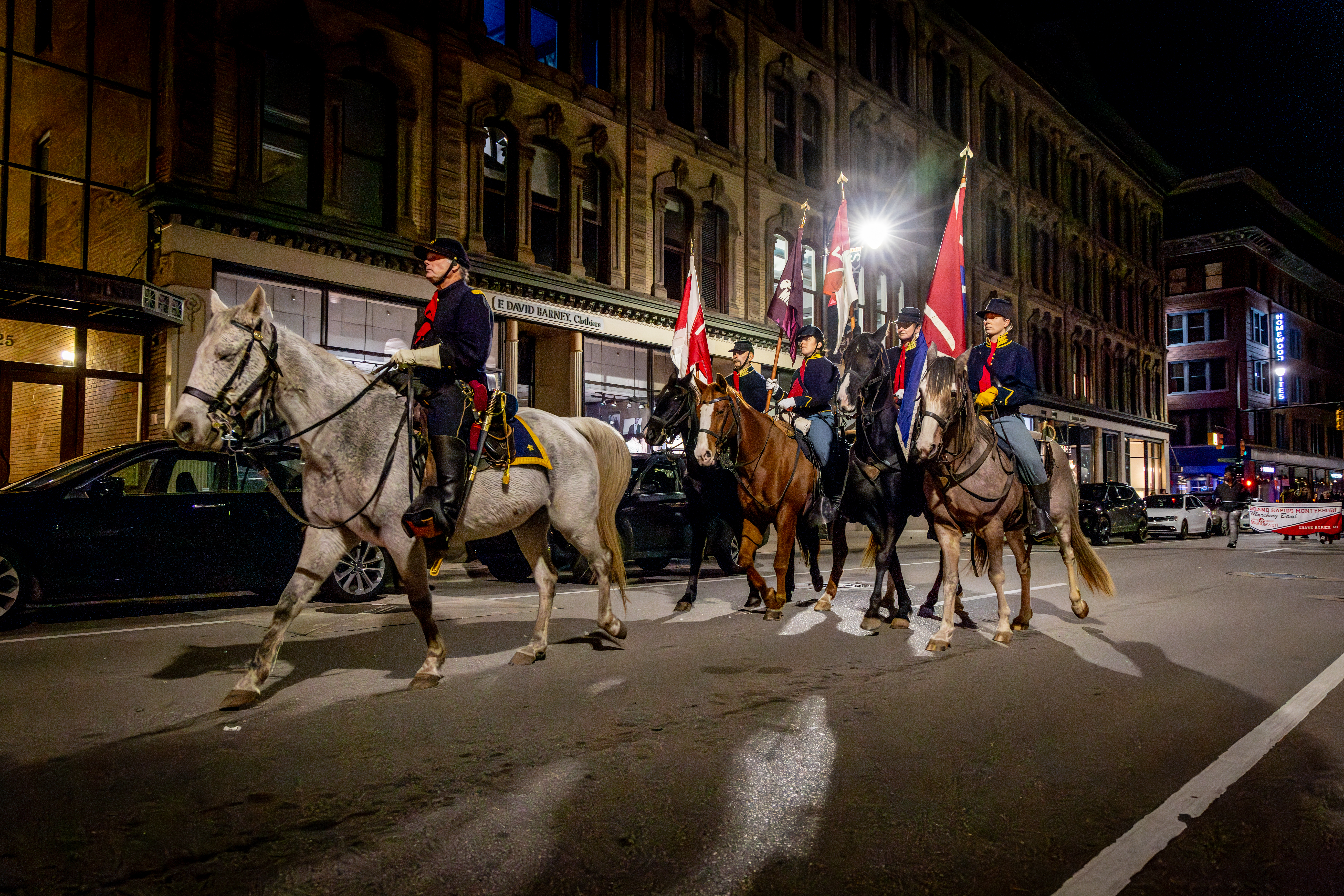 The Veterans Day Parade in downtown Grand Rapids on Nov. 11, 2024. (Michael Buck/WOOD TV8)
