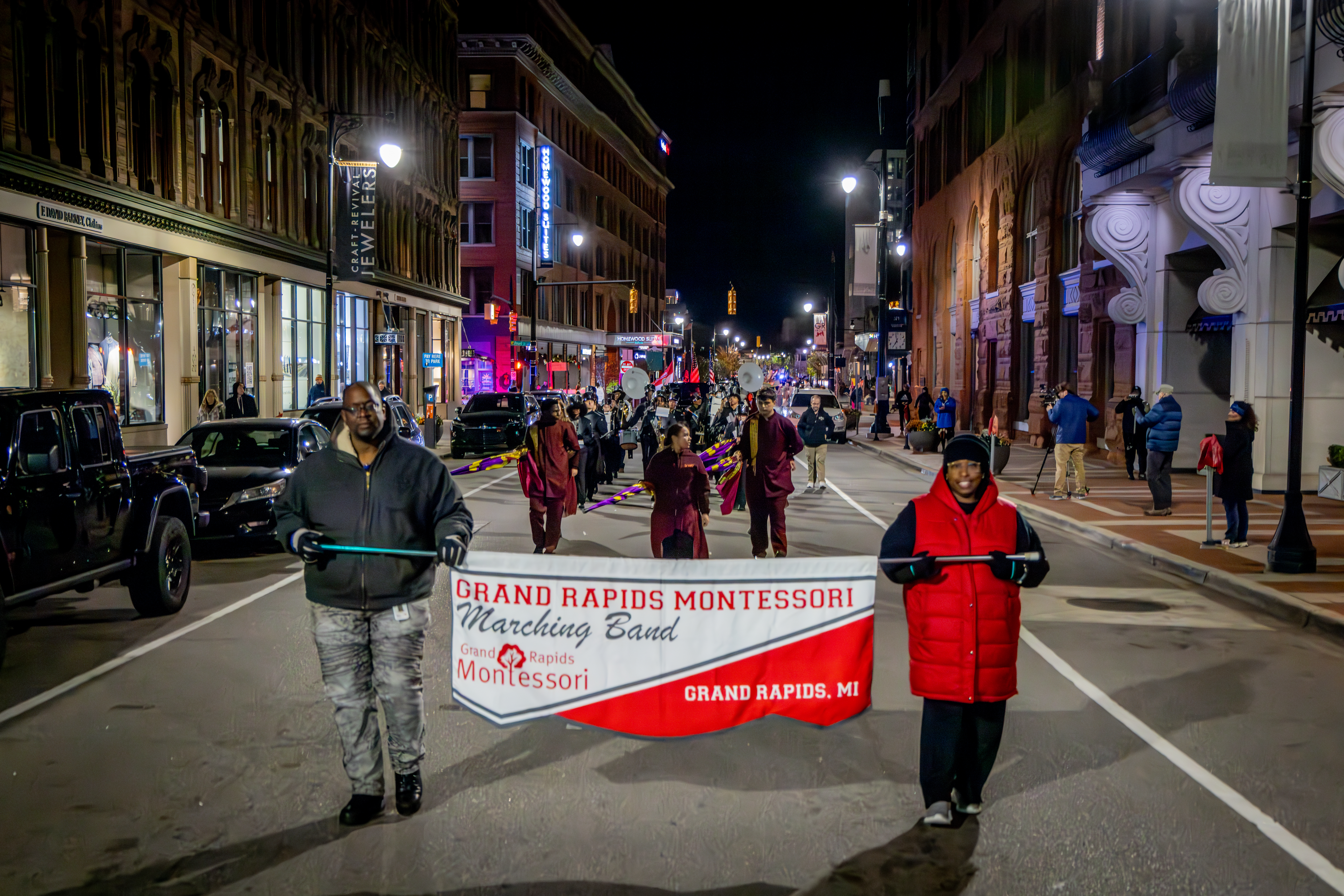 The Veterans Day Parade in downtown Grand Rapids on Nov. 11, 2024. (Michael Buck/WOOD TV8)