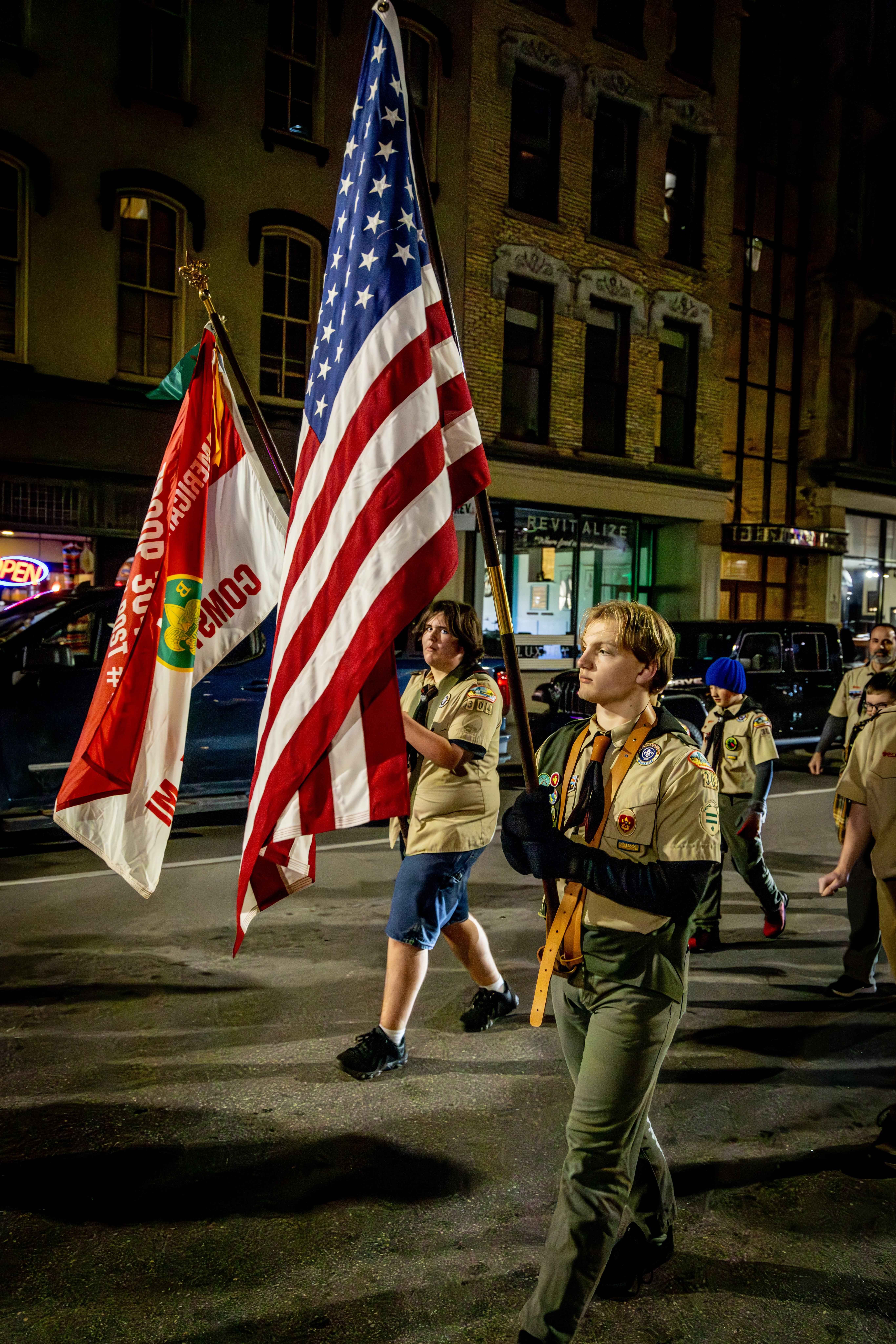 The Veterans Day Parade in downtown Grand Rapids on Nov. 11, 2024. (Michael Buck/WOOD TV8)